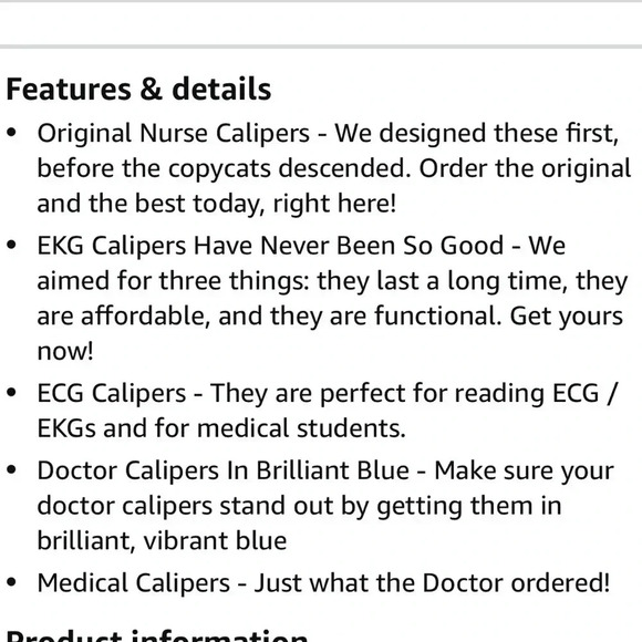 EKG Caliper for Nurse/Doctor - Picture 6 of 8